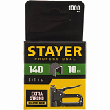 Скобы для степлера закал., тип 140, 10мм, 1000 шт STAYER 31610-10