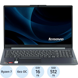 Ноутбук 15.6 IPS LENOVO IdeaPad Slim 3(Ryzen 7 7730U/16G/512G)(82XM00CJRK)