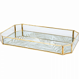 Поднос стеклянный Экзотика, Д305 Ш175 В35, Fancy26