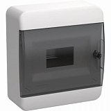 Корпус пластиковый ЩРН-П-8 IP41 черн.  TEKFOR IEK TF5-KP12-N-08-41-K01-K03