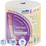 Бинт эластичный 1,5мx10см ср. растяж с застежкой Интекс