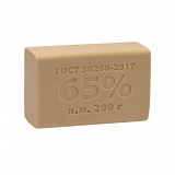 Мыло хозяйственное 200 г 65% без обертки