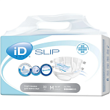 Подгузники для взрослых (М) Medium iD Slip Basic 30 шт/уп