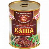 Каша Мясные консервы Слуцкий мясокомбинат гречневая с говядиной, 340г