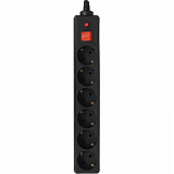 Сетевой фильтр Buro 600SH-3-B 3м (6 розеток) черный