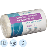 Бинт эластичный 3мх10см с застежкой Meridian