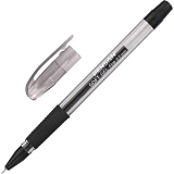 Ручка гелевая неавтомат. PENSAN SOFT GEL FINE 0,5чер,манж2400/12-2420