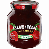 Варенье Лукашинские клубничное, 450г