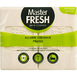 Мыло хозяйственное натуральное Master FRESH белое 125гр 2шт/уп