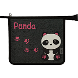 Папка для тетрадей  Panda,А5, молния, пластик, ПТ-735