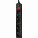 Сетевой фильтр Buro 600SH-5-B 5м (6 розеток) черный