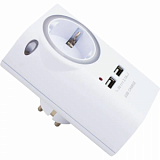 Переходник для розеток с USB портом СТАРТ С/А SA 1-ZD-2USB-L 10/60