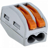 Клемма EKF CMK 222-412 с рычагом 2х0,08-2,5мм2 100шт/уп (plc-smk-412)